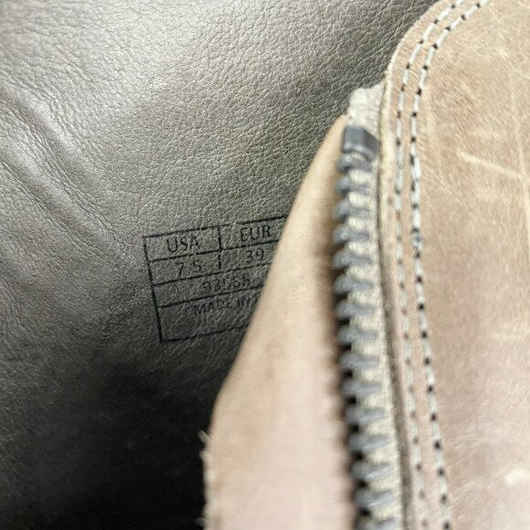 Palladium PLDM Ankle Boots Size 39 US 7.5 Heeled Booties Brown Leather New NWT - Picture 6 of 6